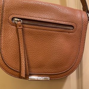 Nine West tan faux leather crossbody